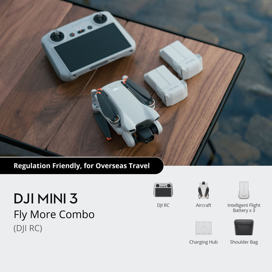 fly more dji mini 3 bundle dji rc