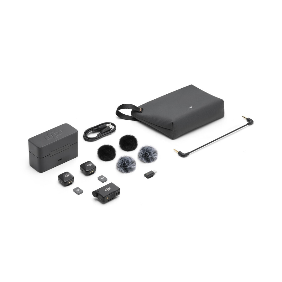 dji mic mini 2 sender 1 empfänger ladecase