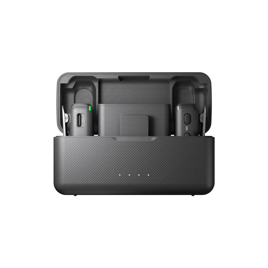 dji mikrofon 2 sender 1 empfänger ladecase